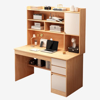 沃变 书桌书架一体式 双门升级款 120cm 组装