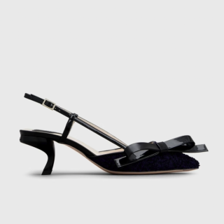 Roger Vivier 罗杰维维亚 女士高跟鞋 RVW63836510SKJ 藏青色/黑色 35.5