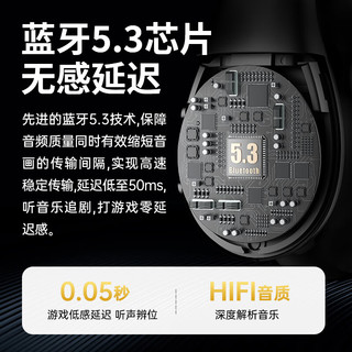 兰士顿 ClipBuds 骨传导概念 米黄色 蓝牙耳机