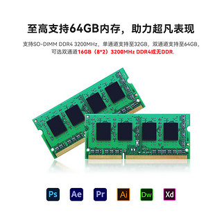 Beelink 零刻 SER5 PRO AMD锐龙7 5700U  R7-5700U 曜石黑色 16G/500G