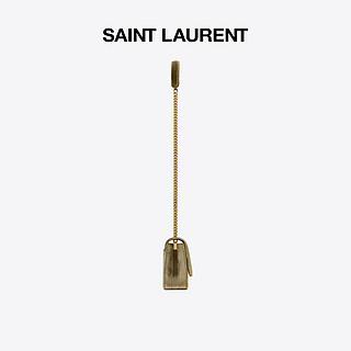 SAINT LAURENT 圣罗兰 女士羊皮革斜挎包 538439FAB6Q3346 淡橄榄色 小号