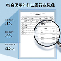 H&K 医用外科口罩100只（每1只独立包装）三层防护