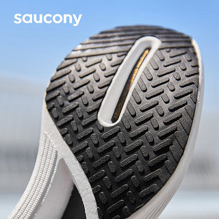saucony 索康尼 啡鹏3冲金时刻跑鞋女马拉松跑步鞋竞速碳板运动鞋白金35.5