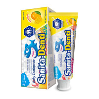 sanita-denti 莎卡 婴幼儿童牙膏 复合果味 75g*2支