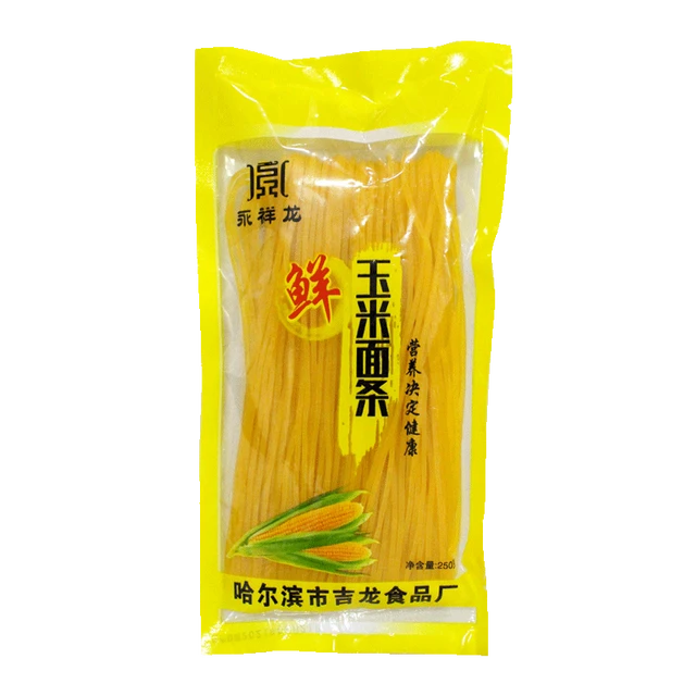 永祥龙东北粗粮玉米面条黄面条大碴子挂面碴条无糖精低脂代餐