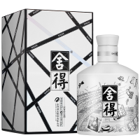 会员专享：沱牌 致敬中法 艺术舍得 白鼎 42%vol 浓香型白酒 500ml 单瓶装