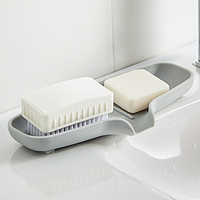 Imakara 日本肥皂盒硅胶可沥水大号不积水置物架家用浴室排水导流式香皂盒