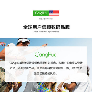 CangHua 小米手环6腕带表带小米手环5/6/7代腕带NFC版替换表带TPU硅胶表带适用小米手环5/6/7NFC 红色