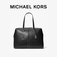 MICHAEL KORS 迈克·科尔斯 女士牛皮革手提包 30S3SATU4L 黑色 特大号