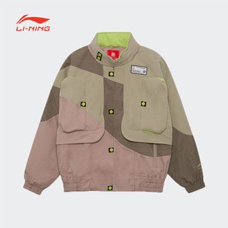 LI-NING 李宁 风衣男款冬季篮球系列舒适宽松时尚休闲运动风衣AFDR699 xs s m 码