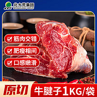 大荒优选 牛腱肉1kg 原切 冷冻生鲜牛肉 谷饲 1袋