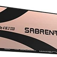 SABRENT 2TB Rocket 4 Plus NVMe 4.0 Gen4 PCIe M.2 内置固态硬盘，优质的性能 R/W 7100/6600MB/s (SB-RKT4P-2TB)