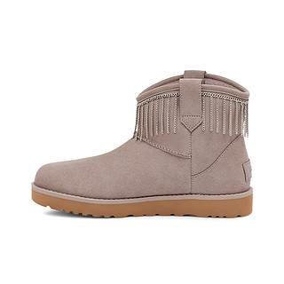 UGG Classic Novelty经典新奇系列 女士短筒雪地靴 1127454 栗色 37