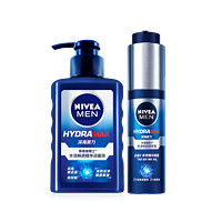 NIVEA 妮维雅 男士水活护理套装多效润肤露温和补水长效滋润保湿乳液
