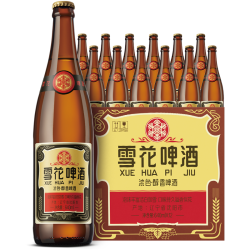 snowbeer雪花经典老雪花啤酒640ml12