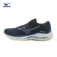 Mizuno 美津浓 男女鞋运动跑步鞋 大V透气耐磨回弹缓震慢跑鞋 54/藏青色/白色/荧光绿 42