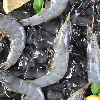Seamix 禧美海产 秘鲁白对虾1.4kg/盒 56-70只(加大号) 活虾急冻 聚餐 年货送礼