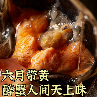 胖子醉毛蟹「宁波呛蟹」即食醉蟹生腌大闸蟹腌制螃蟹捞汁海鲜下酒