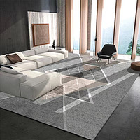 BUDISI 布迪思 地毯客厅地毯卧室茶几沙发毯可定制北欧简约现代满铺加厚防滑垫 新款4 140*200cm小客厅