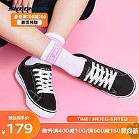 SKECHERS 斯凯奇 女鞋新款低帮绑带板鞋帆布鞋休闲鞋