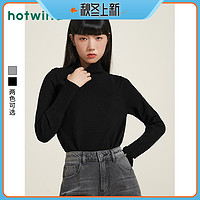 抖音超值购：hotwind 热风 2022年秋季新款女士高领打底针织衫F08W2302