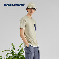 抖音超值购：SKECHERS 斯凯奇 运动T恤 L223M083