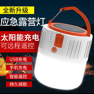 MOTIE 魔铁 24W地摊灯充电灯泡停电应急灯太阳能户外灯露营帐篷灯夜市摆摊灯