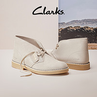 Clarks 其乐 女鞋许凯明星同款秋冬经典切尔西靴复古沙漠靴短靴女 38 豹纹（女款）