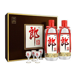 LANGJIU 郎酒 郎牌郎酒 酱香型白酒 53度 500ml*2瓶 礼盒装 中秋送礼