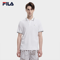 抖音超值购：FILA 斐乐 男装夏季休闲短袖POLO F11M338108F