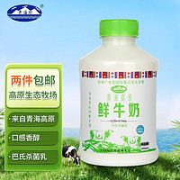 青海湖 鲜牛奶500ml*4瓶 高原鲜奶 低温奶 巴氏杀菌牛奶 2L 生鲜