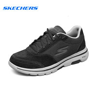 SKECHERS 斯凯奇 男鞋2020冬季新款男士绑带健步鞋黑色运动鞋216019