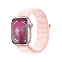 Apple 苹果 Watch Series 9 智能手表 GPS款 45mm 亮粉色 回环式运动表带