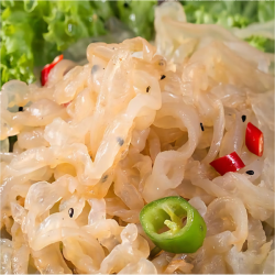 曲记 鲜脆海蜇爽口即食海蜇丝225g*3袋