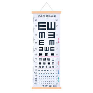 视力表国际标准家用对数儿童测眼睛近视E字C挂画图卡通幼儿测试表