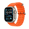 Apple 苹果 Watch Ultra2 智能手表 GPS+蜂窝版 49mm 钛金属 橙色 海洋表带