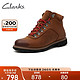 Clarks 其乐 男鞋秋冬BatcombeAlpGTX户外马丁靴透气男户外靴保暖耐磨 棕褐色261513457 41.5