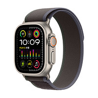 百亿补贴：Apple 苹果 Watch Ultra 2 智能手表 GPS+蜂窝版 49mm 钛金属 绿配灰色 野径回环表带 M/L