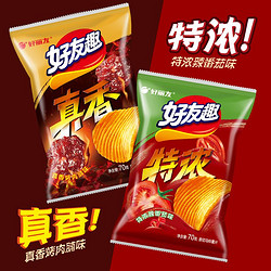 Orion 好丽友 好友趣7袋415g大凹凸泡菜薯片条膨化休闲零食品大礼包