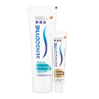 SENSODYNE 舒适达 牙膏套装 (沁爽劲洁100g+ 基础护理系列 多效护理35g)
