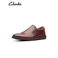 PLUS会员：Clarks 其乐 玛午系列 男士一脚蹬休闲皮鞋 261681697