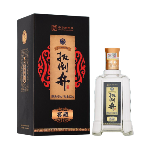 扳倒井 窖藏 52%vol 浓香型白酒 500ml*4瓶  礼盒装