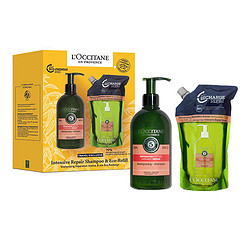 L'OCCITANE 欧舒丹 5合1草本菁纯修护洗发水套装（洗发露 500ml+补充液500ml）