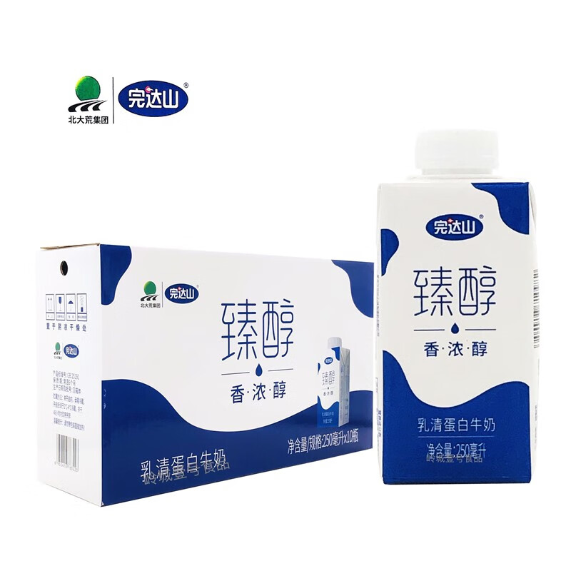 完达山 臻醇 乳清蛋白牛奶 250ml*4盒