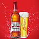 Budweiser 百威 啤酒玻璃瓶580ml*12瓶整箱