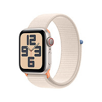 Apple 苹果 Watch SE 2023款 智能手表 GPS+蜂窝版 40mm 星光色 回环式运动型表带