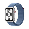 Apple 苹果 Watch SE 2023款 智能手表 GPS+蜂窝版 44mm 风暴蓝色 回环式运动型表带