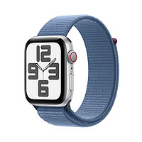 Apple 苹果 Watch SE 2023款 智能手表 GPS+蜂窝版 44mm 风暴蓝色 回环式运动型表带