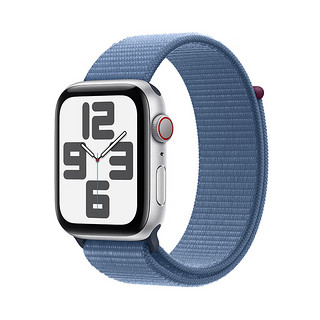 Apple 苹果 Watch SE 2023款 智能手表 GPS+蜂窝版 44mm 风暴蓝色 回环式运动型表带