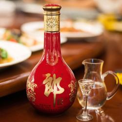 langjiu郎酒红花郎1553度500ml1瓶酱香型白酒单瓶装送礼宴请白酒